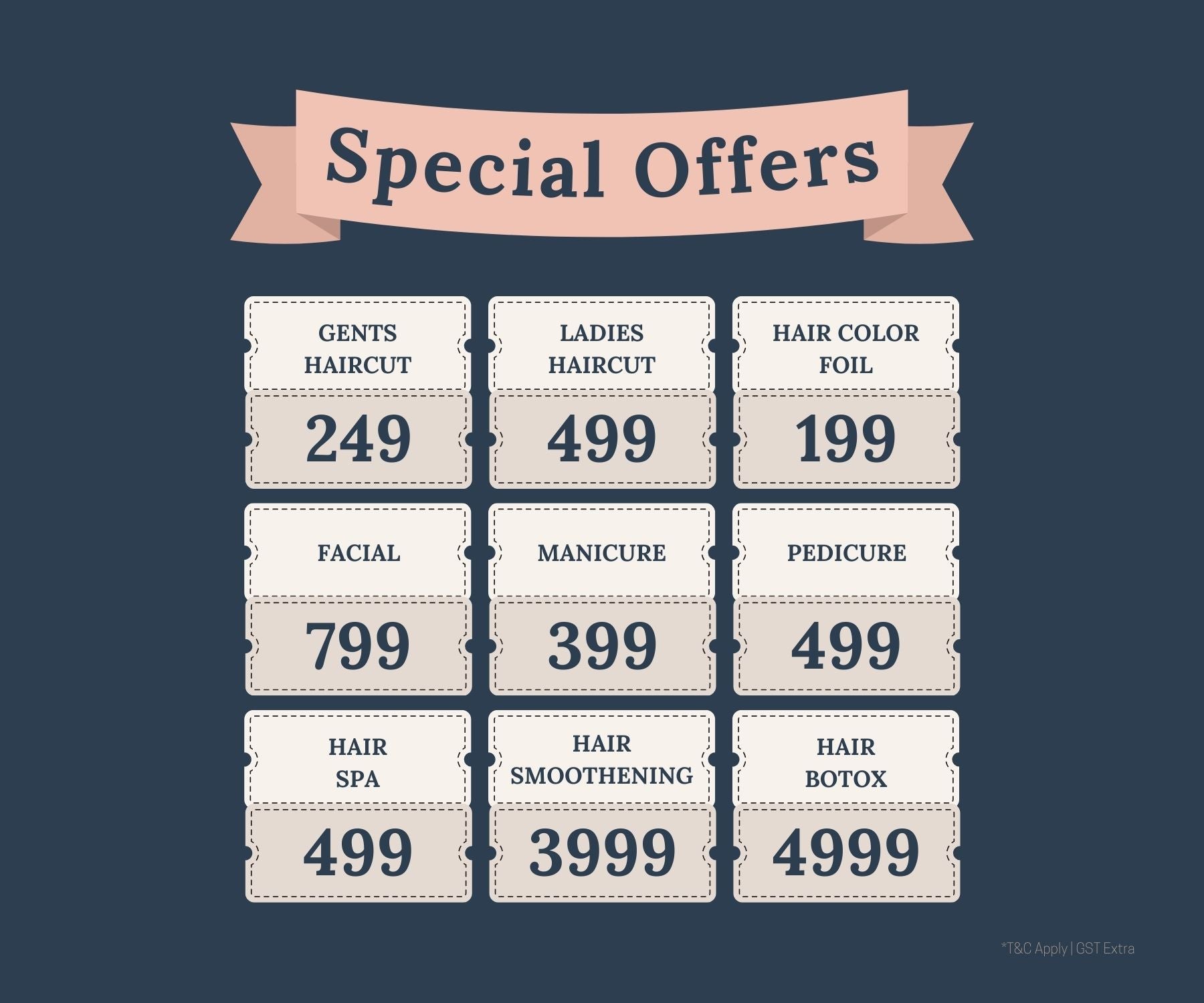 Special offers at Fiber Luxe Salon Kakkanad
